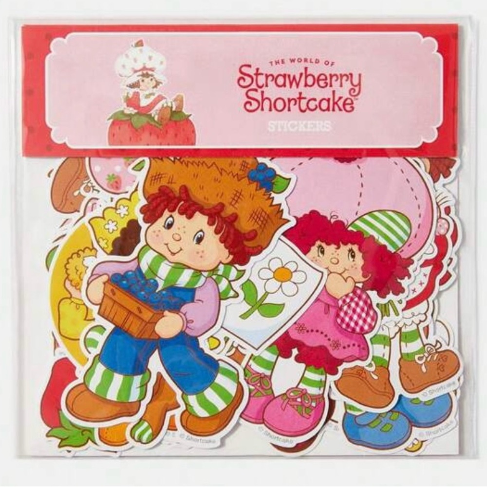 42pcs Strawberry Shortcake Stickers - Colorful Set